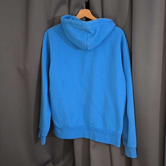 Men's Light Blue Lacoste Zip Up Hoodie - Picture 4 of 5